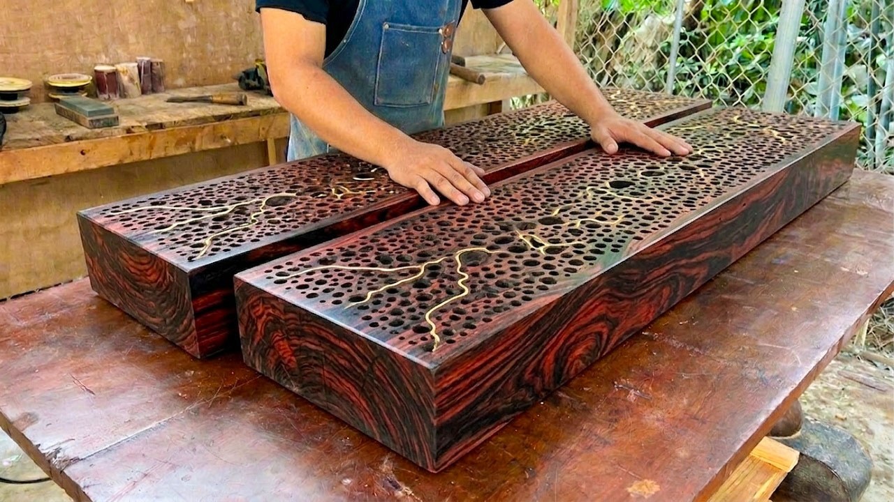Shocked by This Young Woodworker’s Skill! A Bold and Incredibly Realistic Coffee Table Design