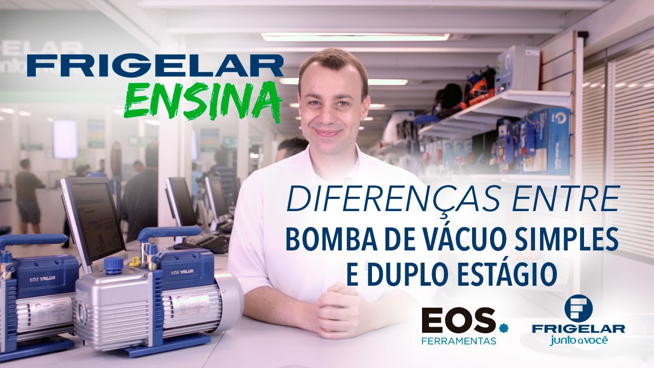 Diferenças entre Bomba de Vácua Simples e Bomba de Duplo Estágio | Frigelar Ensina