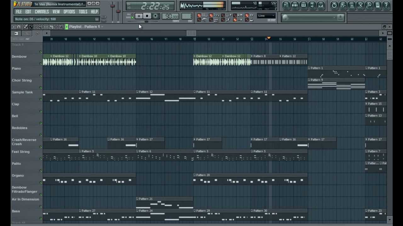 Rakim & Ken-Y - Te Vas (Remix Instrumental)