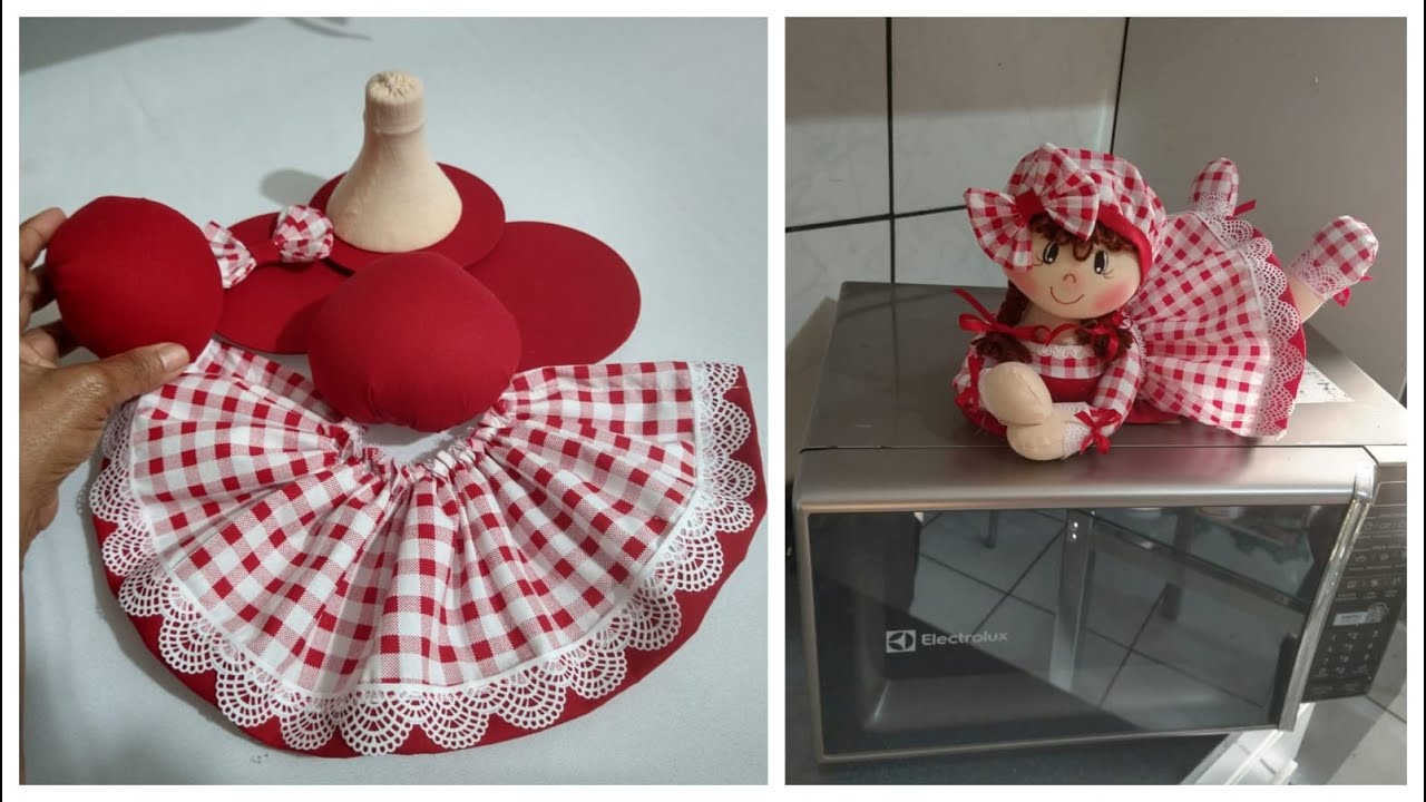 GARRAFA PET E CDS - RECICLE E FAÇA! BONECA DE MICROONDAS! VAI SURPREENDER.