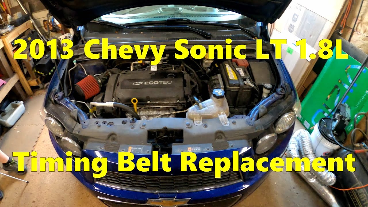Как установить ремень ГРМ на Chevy Sonic 1.8