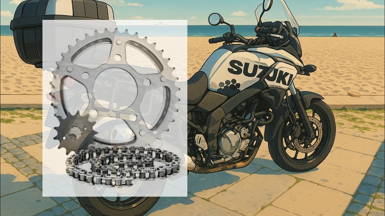 Kit de transmissão,  substituição. Suzuki V-Strom 650.