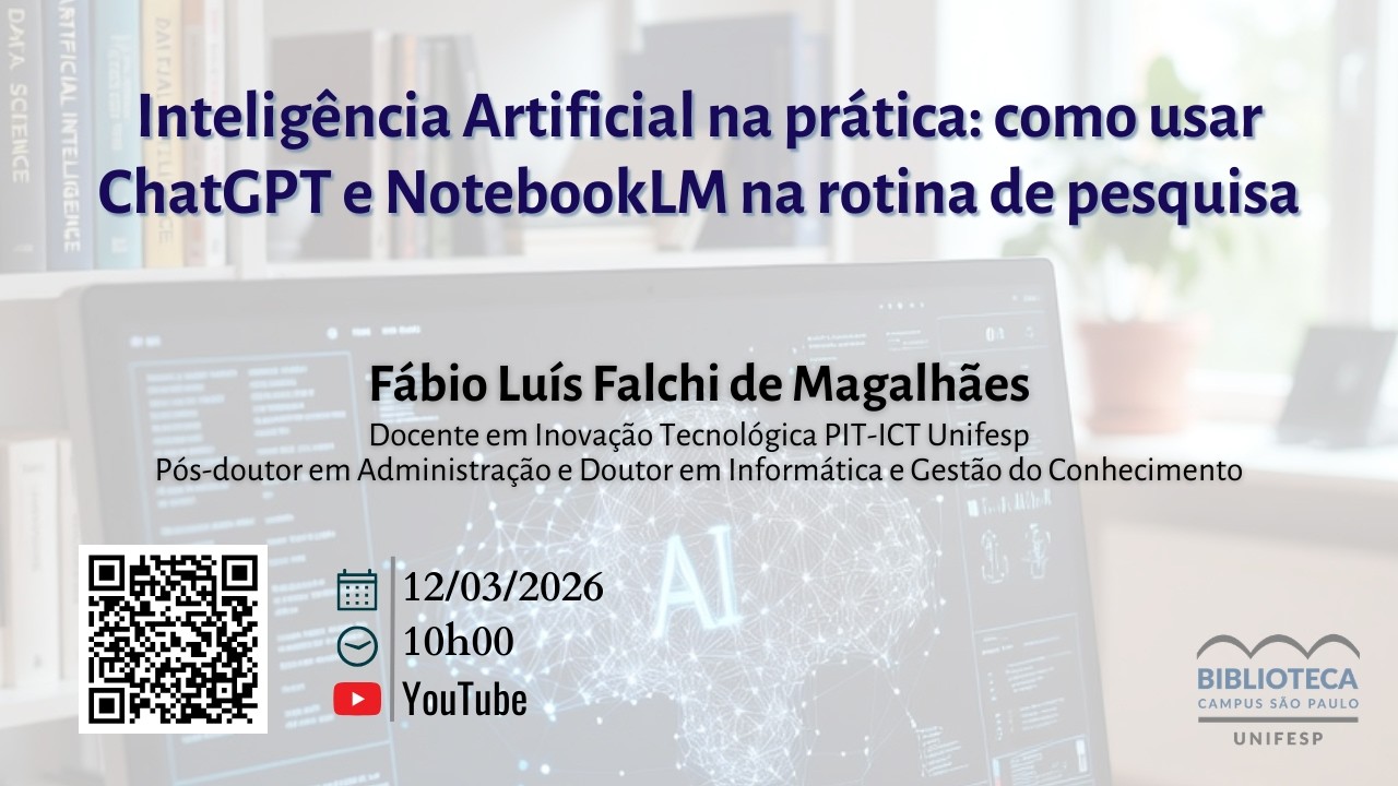 Inteligência Artificial na prática: como usar ChatGPT e NotebookLM na rotina de pesquisa