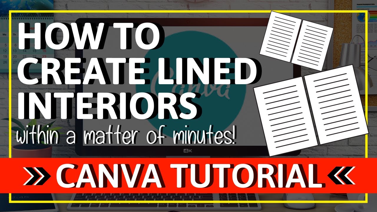Canva Tutorial: How To Create Lined Journal Interiors Within Minutes Using Canva