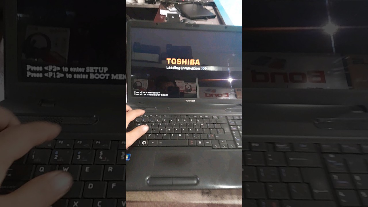 Toshiba laptop boot menu key | how to enter toshiba laptop bios #shorts #trending