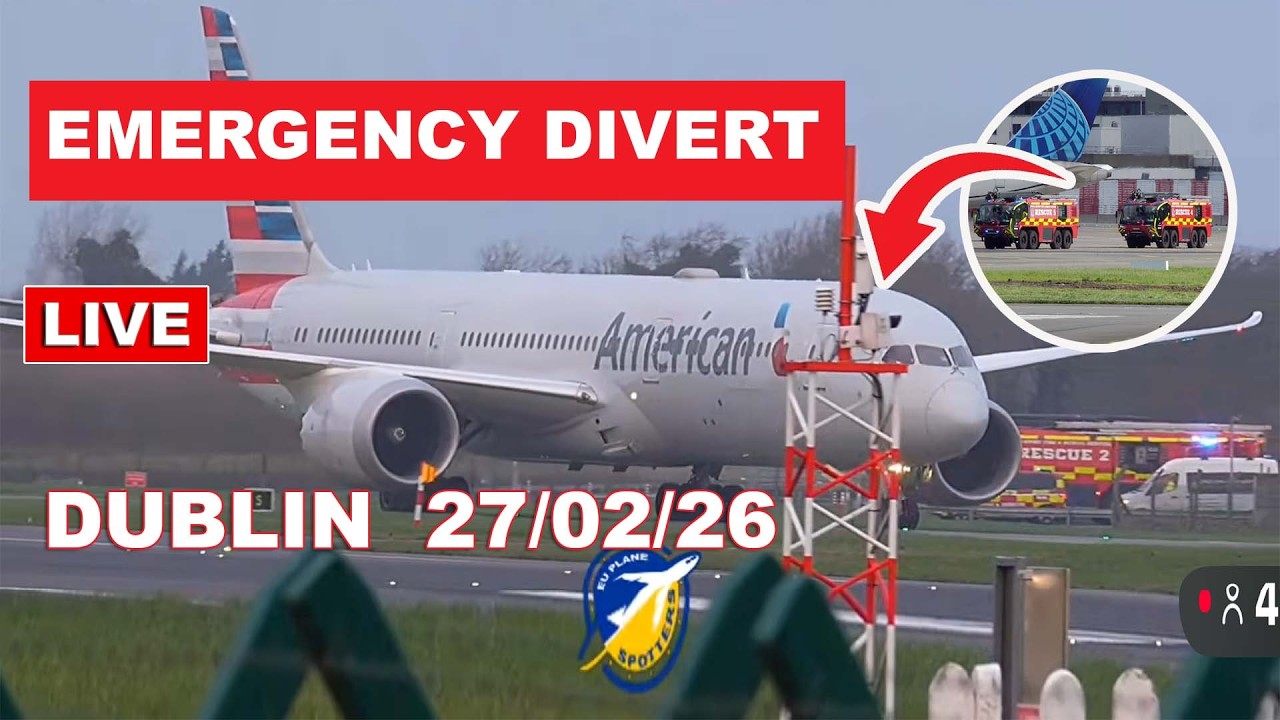 🔴LIVE PLANE SPOTTING ACTION! at Dublin Airport ( 27/02/26 )  #live #dublinairport