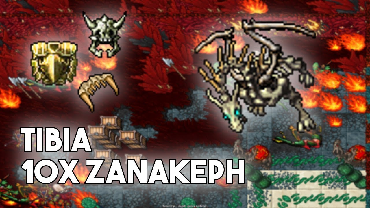 [PL] Tibia Boss | 10x Zanakeph! (Undead Dragon Task Boss)