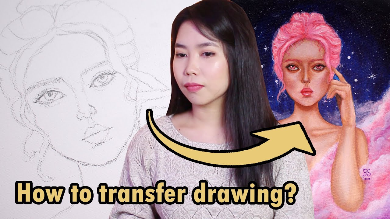 Paano i-Transfer ang Drawing sa Canvas?
