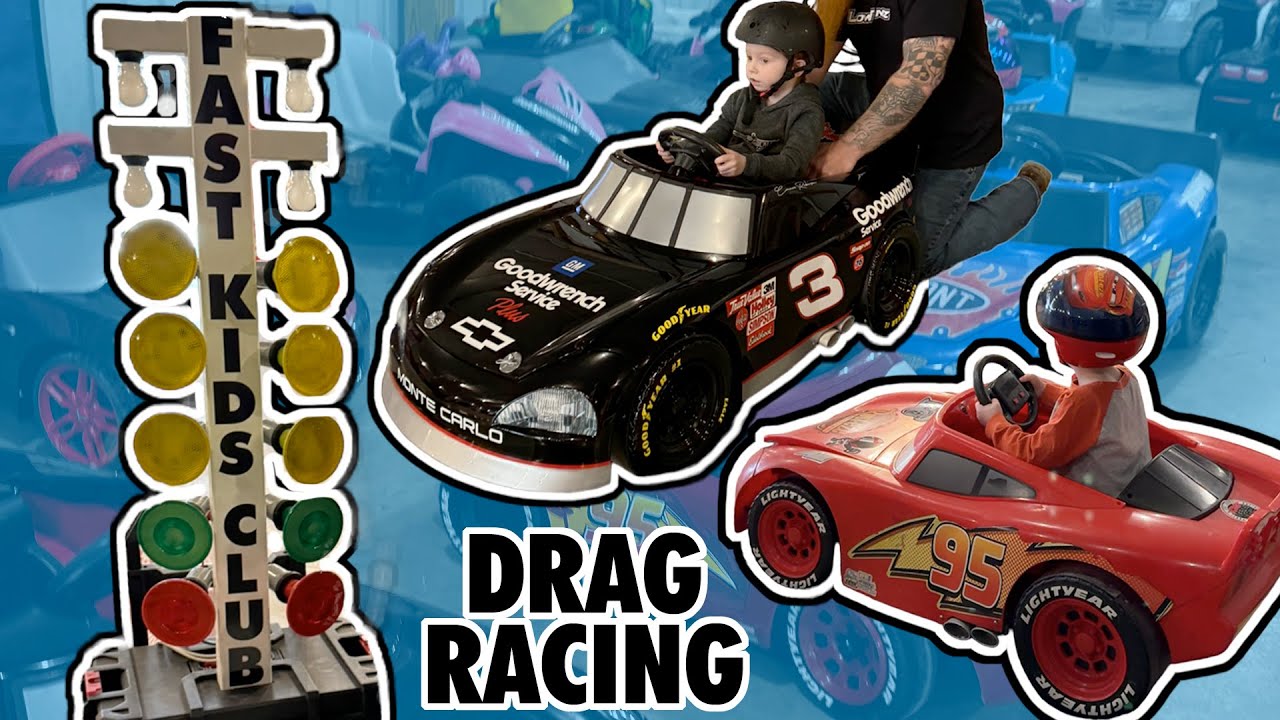 Kids Power Wheels Drag Racing - All the kids passes!
