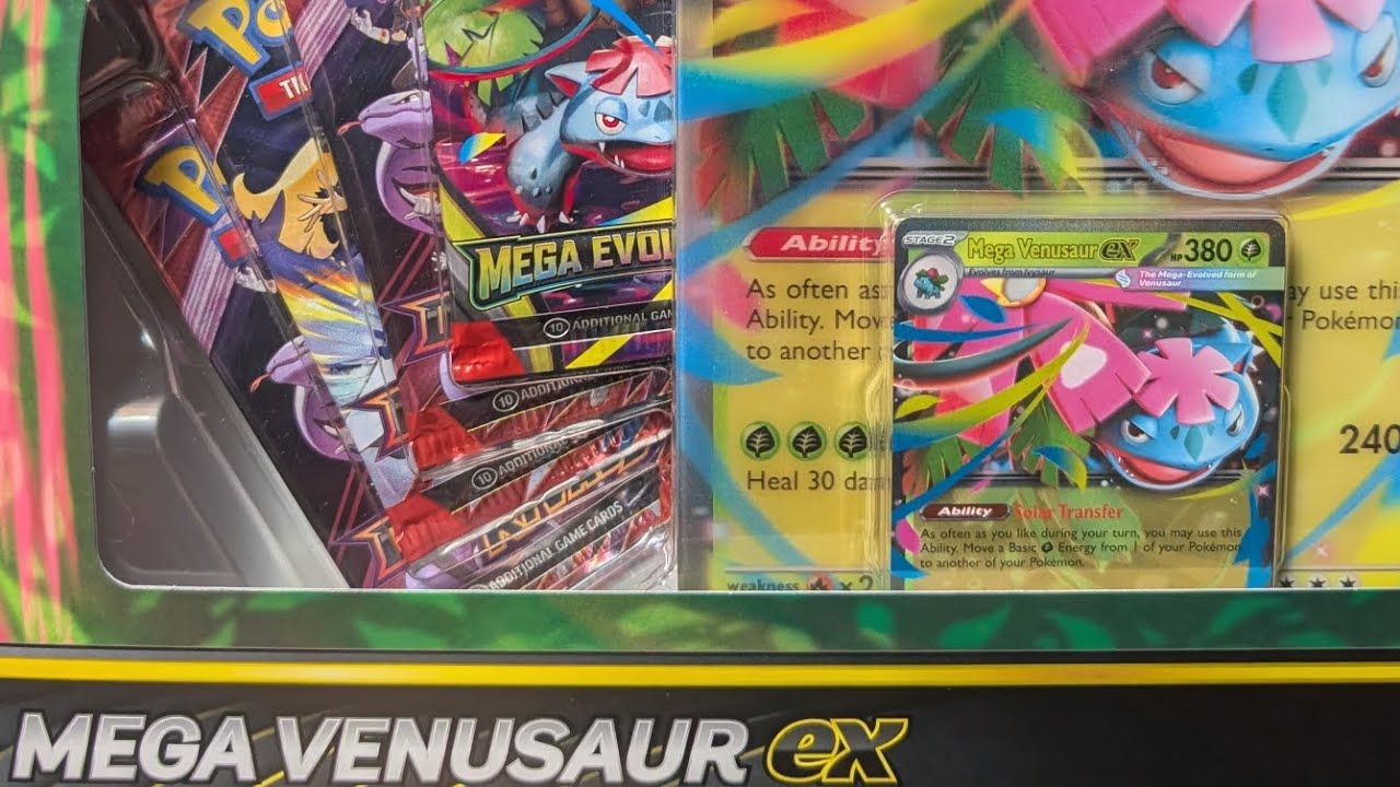 Mega Venusaur ex premium collection opening
