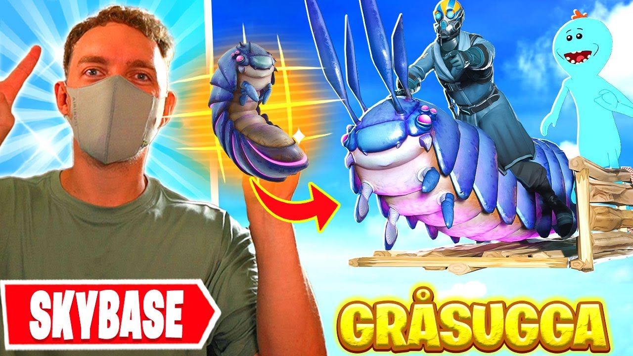 BYGGER SKYBASE MED GRÅSUGGOR I FORTNITE