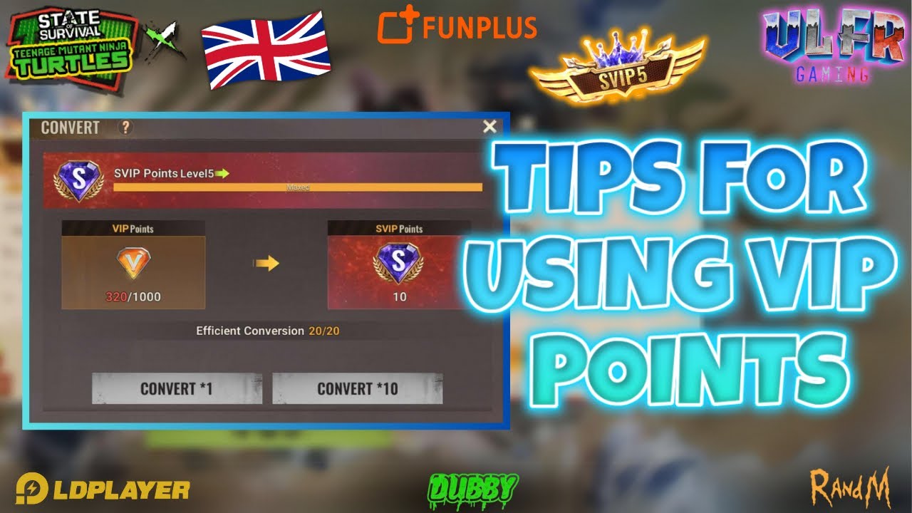 State Of Survival : Converting Tips SVIP