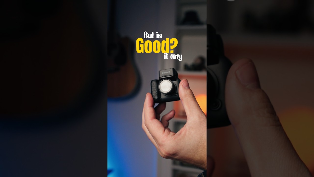 This Mini Retro Camera Looks Like 1995 in Your Pocket #retrocamera #retroscope #minicamera