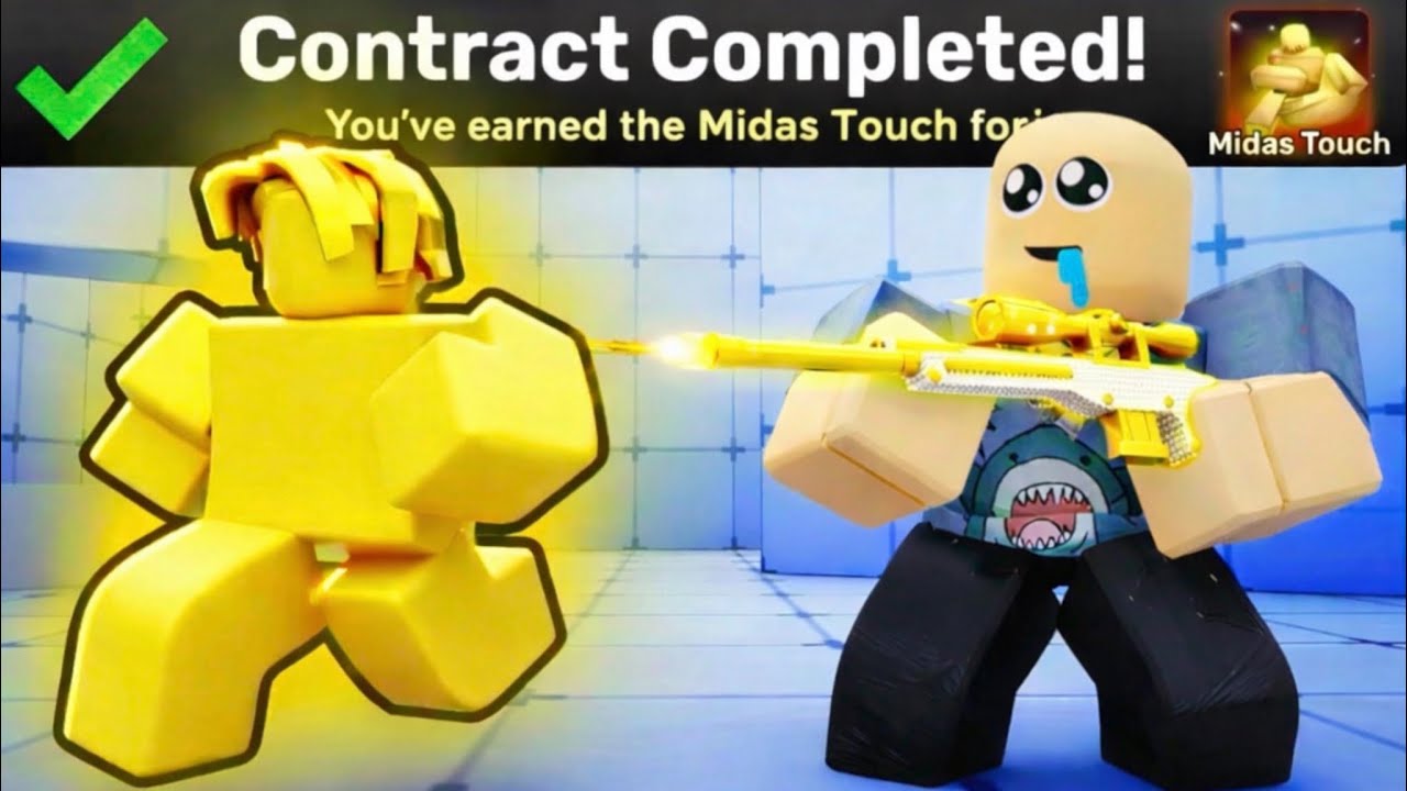 Я разблокировал функцию MIDAS TOUCH на снайперской винтовке в Roblox Rivals&hellip;