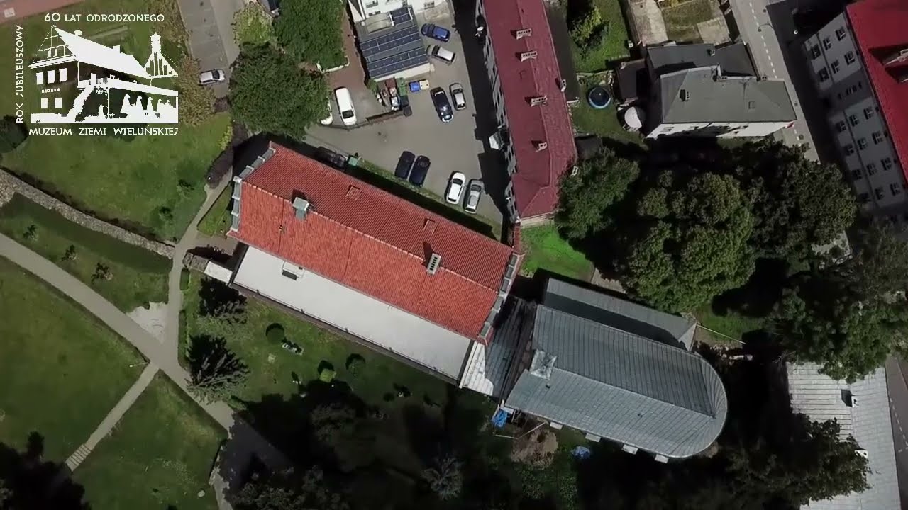 Muzeum Ziemi Wieluńskiej w Wieluniu z lotu ptaka
