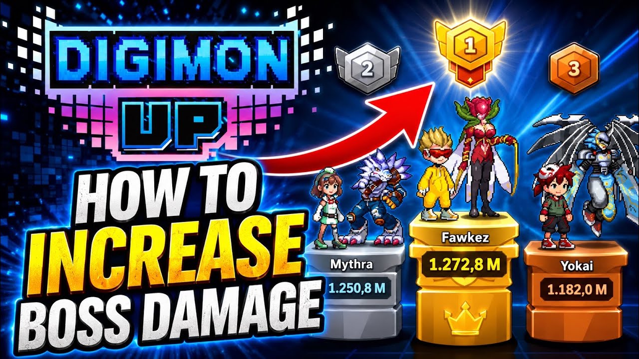 Digimon Up &mdash; Как увеличить урон по боссу!