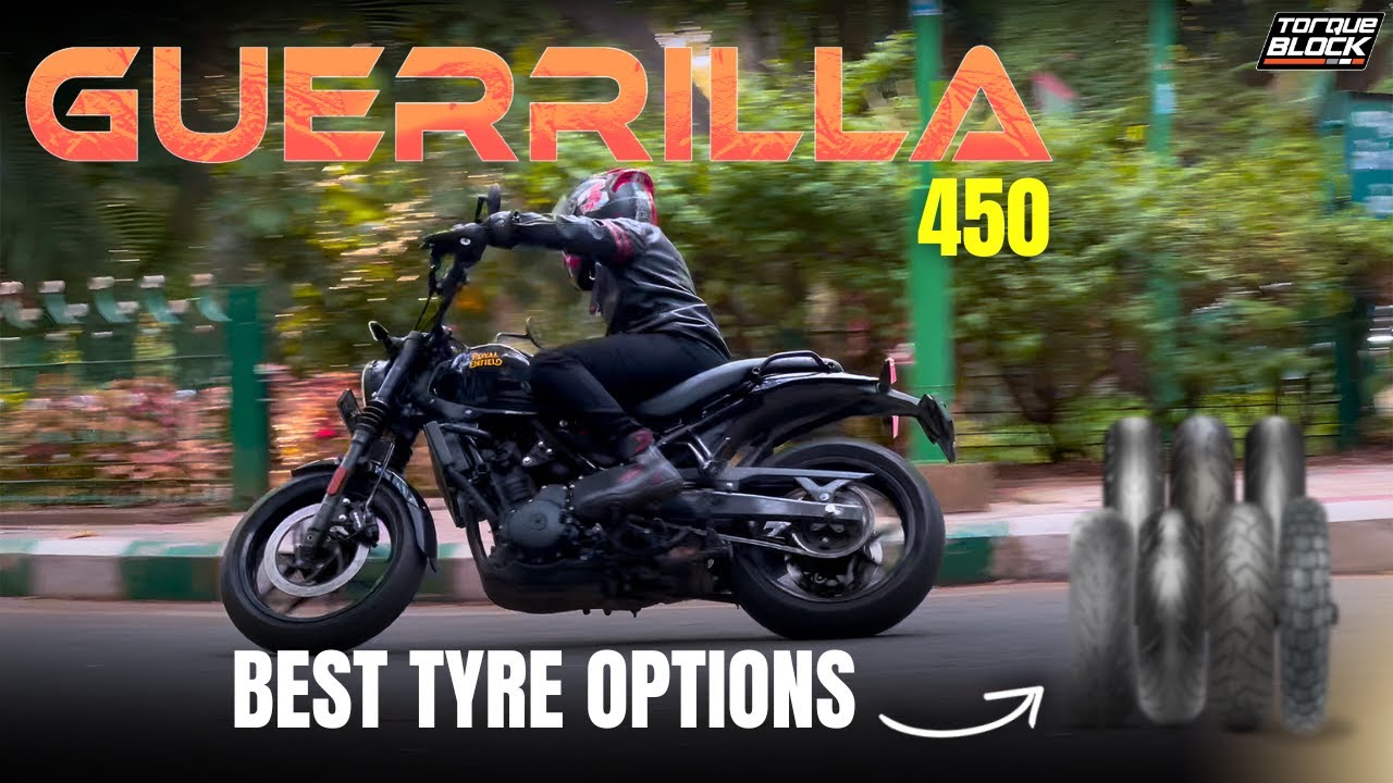 Royal Enfield Guerrilla 450 — лучшие шины для любого гонщика! #Guerrilla450tyres #REGuerrilla450