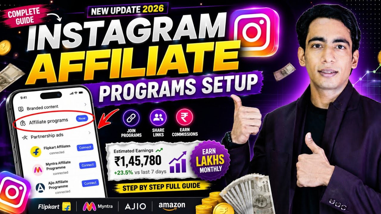Instagram Affiliate Programs Setup Kaise Kare | Instagram Affiliate Programs Kya Hai