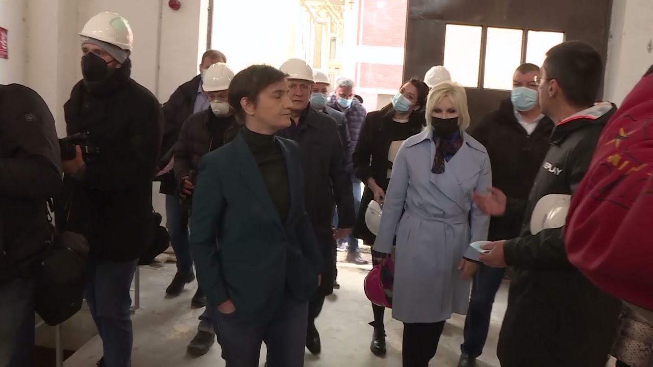 Kostolac, premijerka Srbije Ana Brnabic obisla termoelektranu Kostolac i blok Kostolac B 28.04.2021