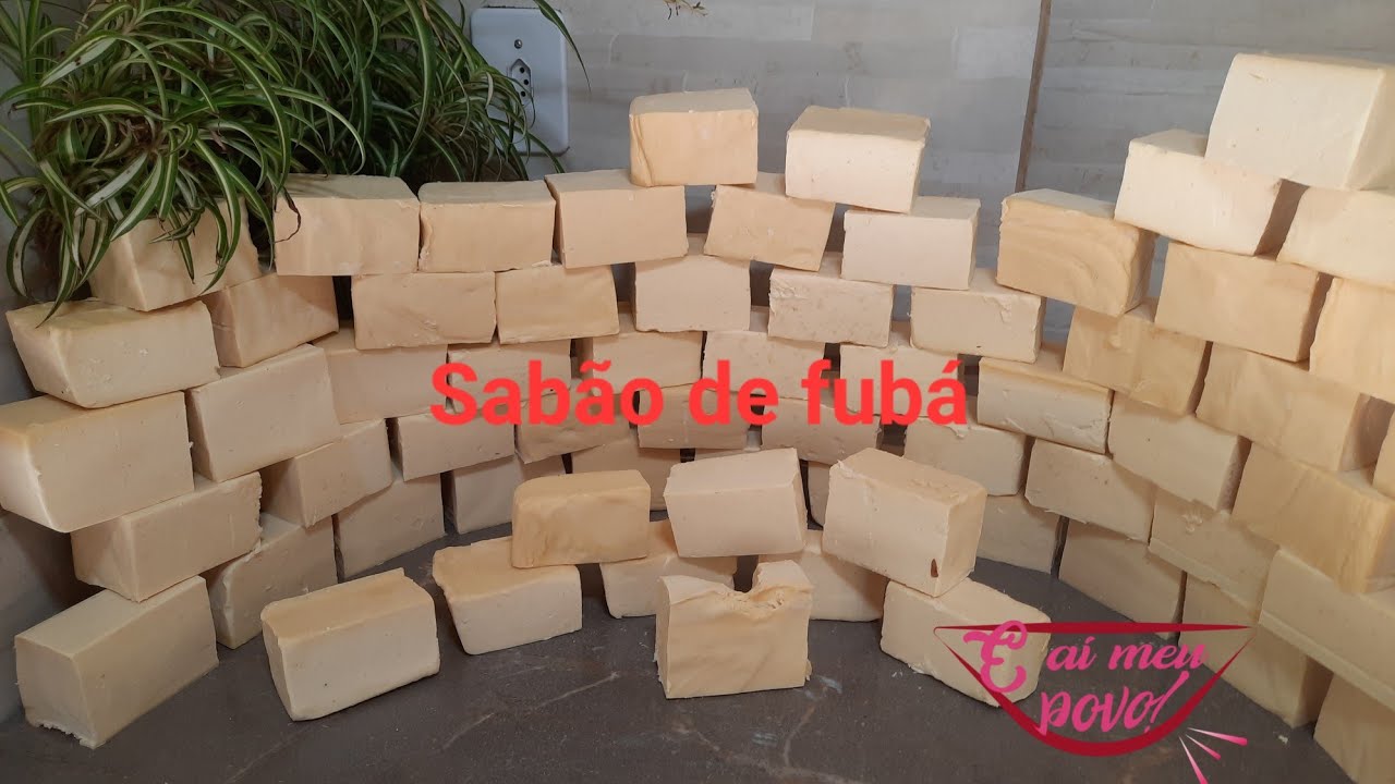 💋sabão caseiro de fubá💋