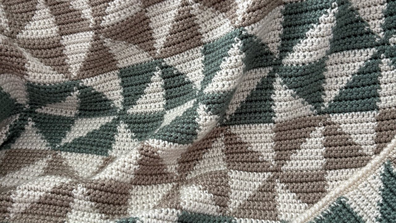 Playful Pinwheels Crochet Baby Blanket Full Tutorial 