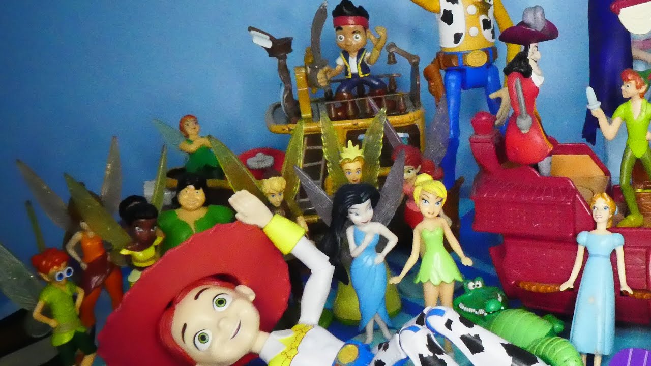 Coleccion Tinkerbell, Capitan Jake y Peter Pan (Figuras, Juguetes y Muñecos)