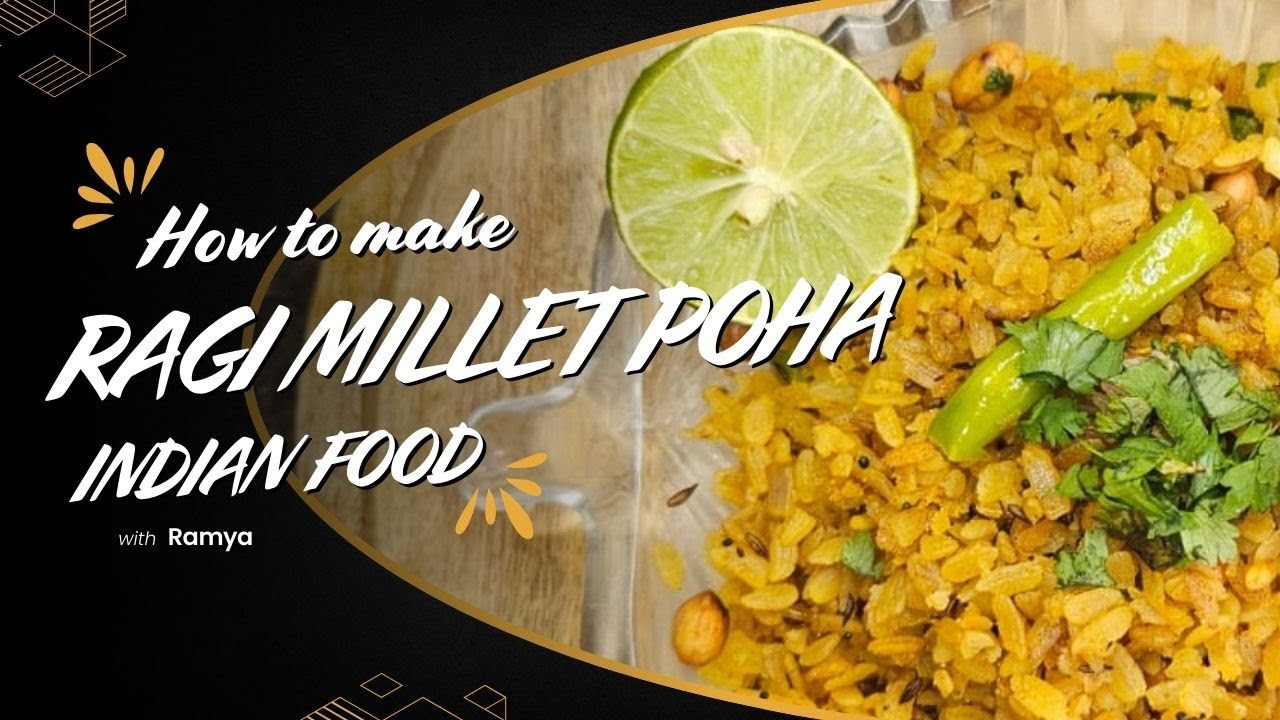 Healthy and Filling Ragi Millet Poha for Weight Loss | poha recipe in telugu