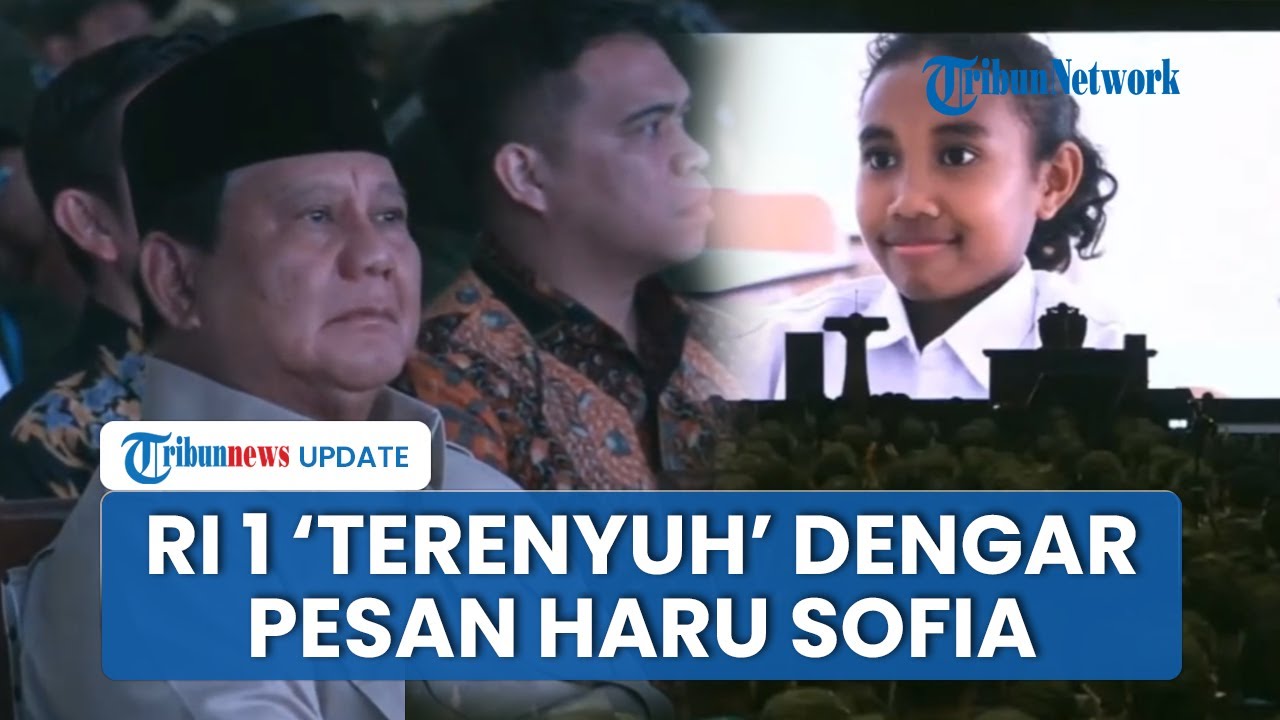 Presiden Prabowo Berkaca-kaca & Tersentuh Pesan Haru Sofia, Siswi SMP Sekolah Rakyat dari Kupang