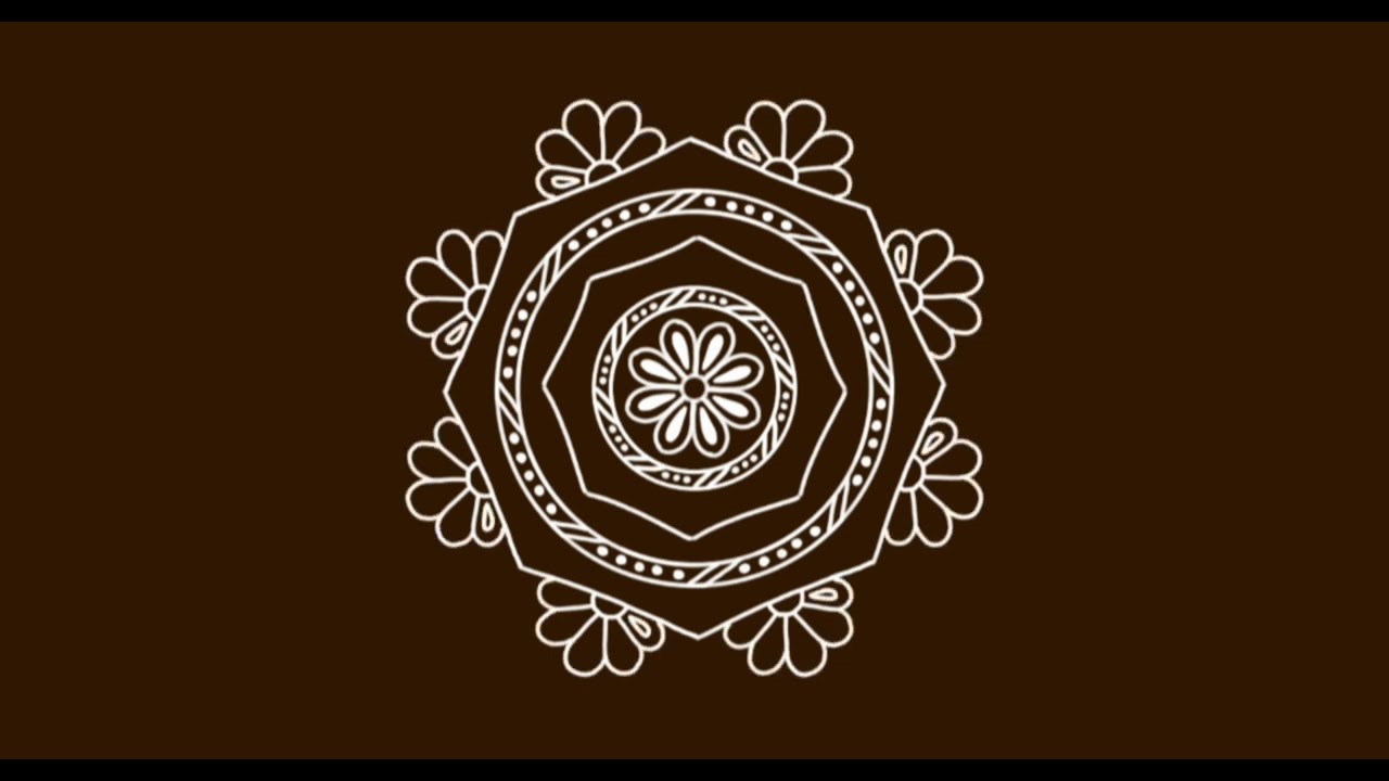 Festival rangoli/beautiful rangoli/colour rangoli/creative rangoli/traditional kolam/friday kolam