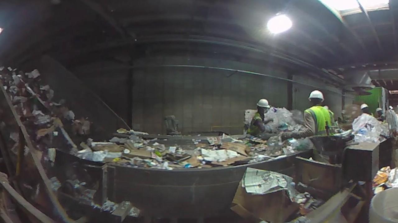 From Your Recycle Bin to China: 360 Recycling Plant Tour