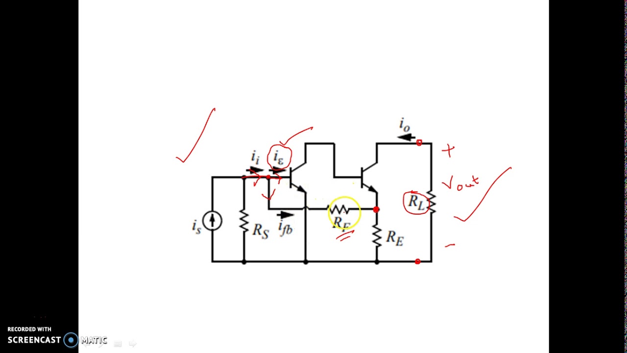 How to identify the feedback topology? | Feedback Amplifier 29
