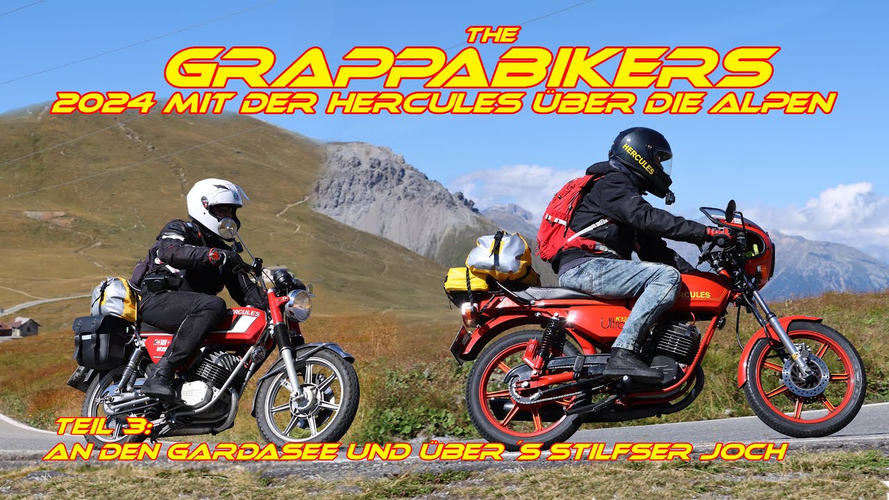 The GrappaBikers 2024 - Alpenüberquerung mit der HERCULES - Teil 3: Gardasee und Stilfser Joch