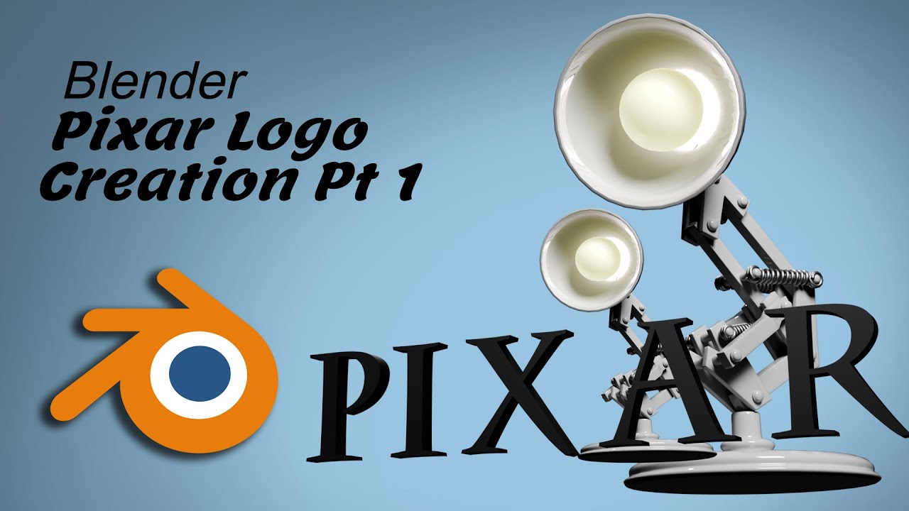 Blender Pixar Logo Creation Part 2: Lamp 3D Modeling Pt 1
