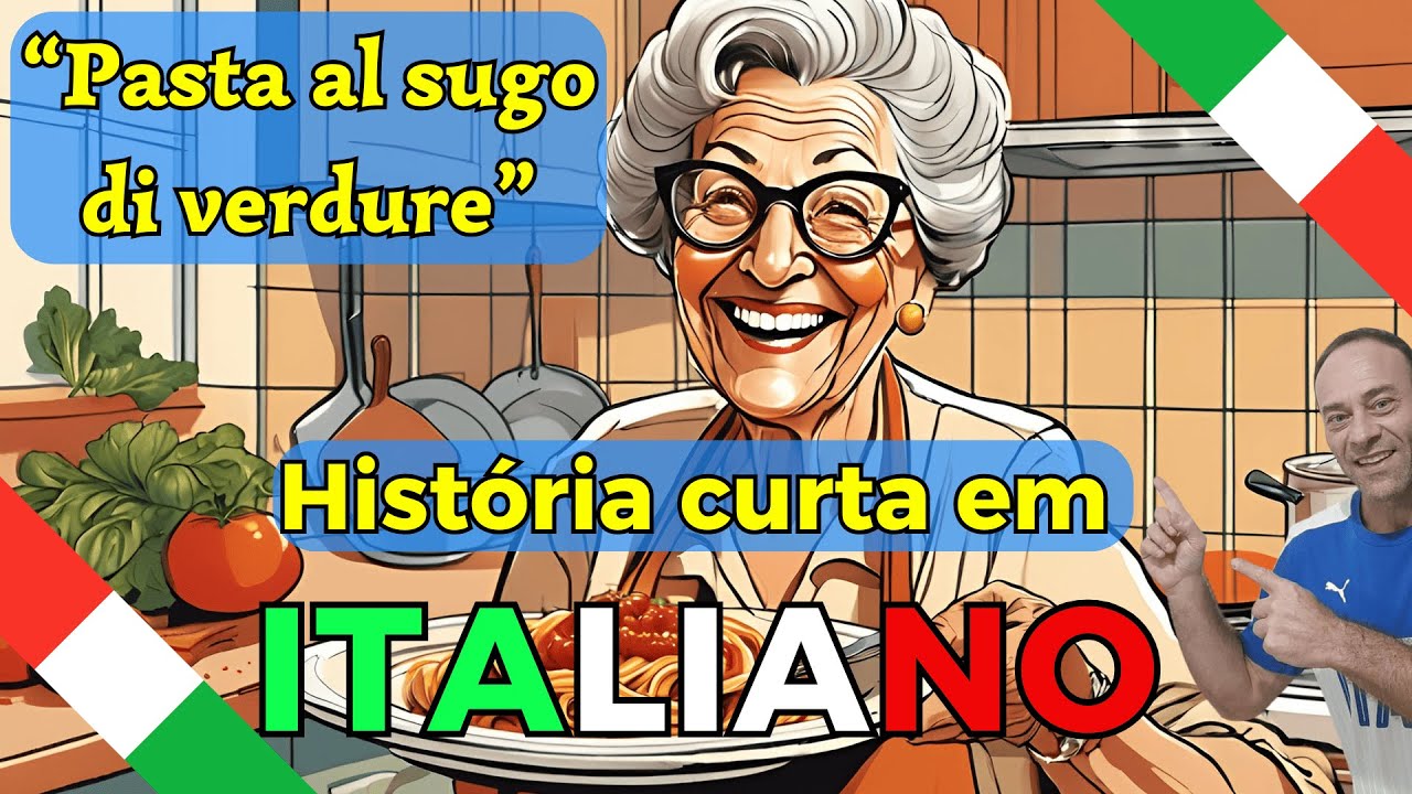 🇮🇹APRENDA ITALIANO com HISTÓRIAS CURTAS | Exercício FÁCIL!🗣🇮🇹 | Receita Italiana🤗🇮🇹