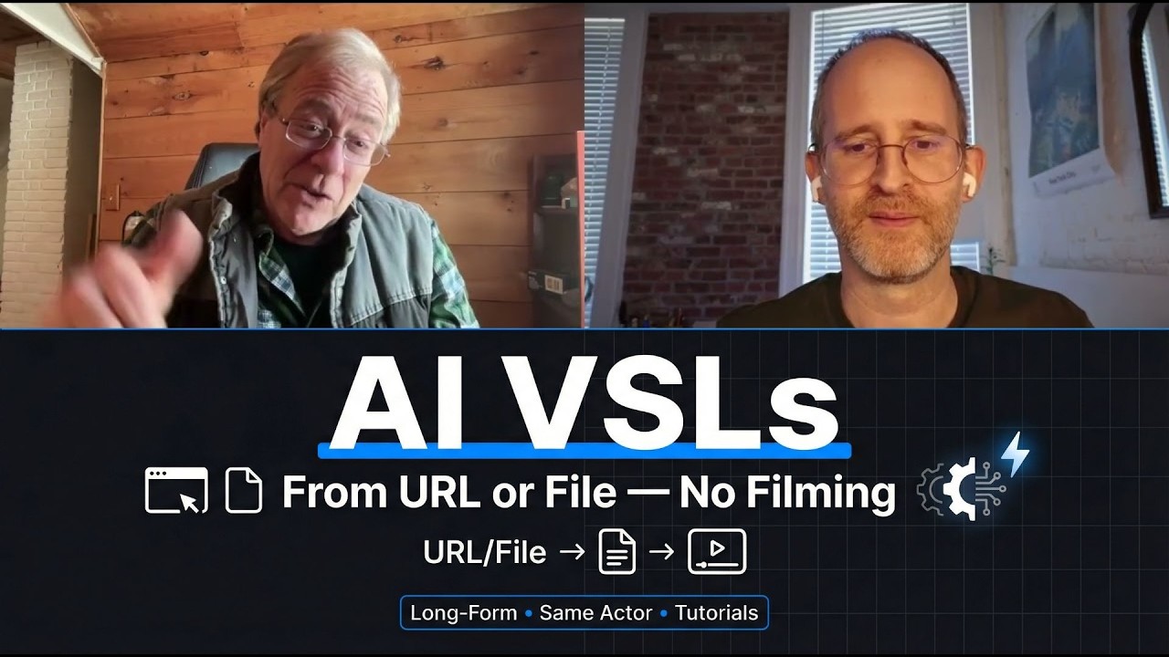 Create Long-Form AI VSLs From a URL or File (No Filming)