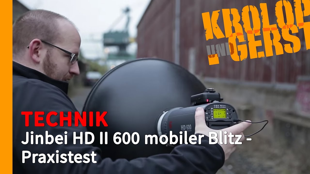 Jinbei HD II 600 mobiler Blitz - Praxistest 📷 TECHNIK 📷 Krolop&Gerst
