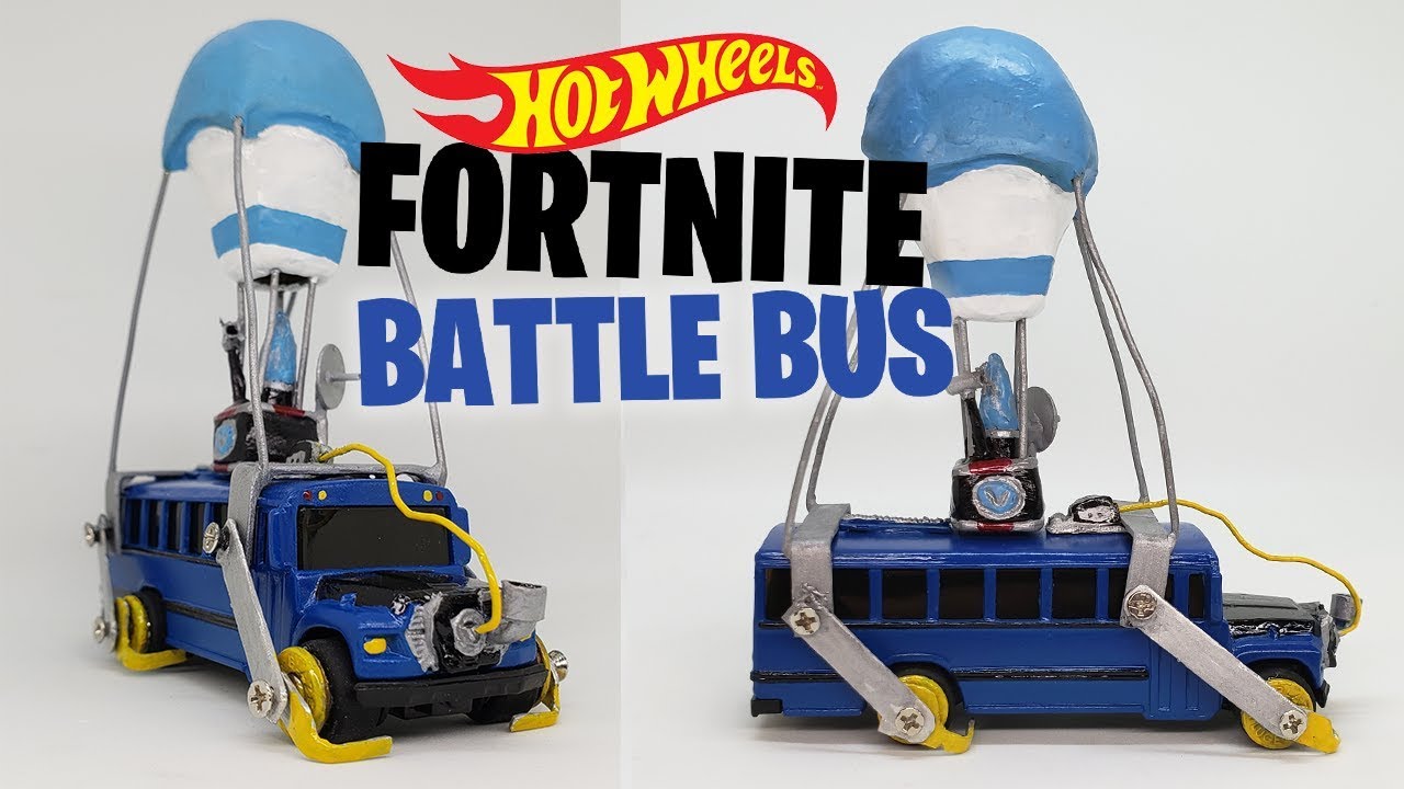 Fortnite Battle Bus Custom Hot Wheels Edition