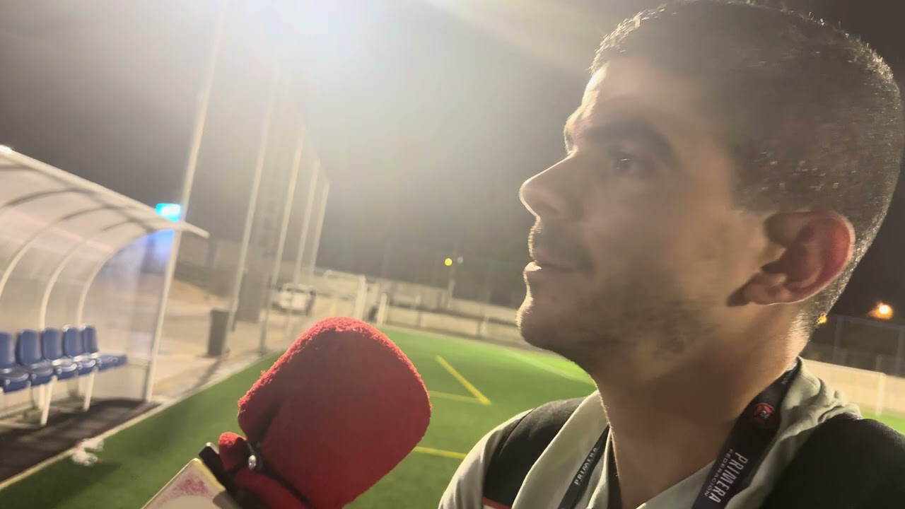 Eric Montes, tras la victoria del #algeciras en Alicante
