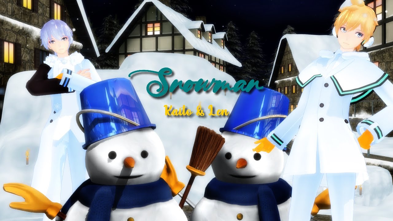 [MMD] Kaito & Len - Snowman