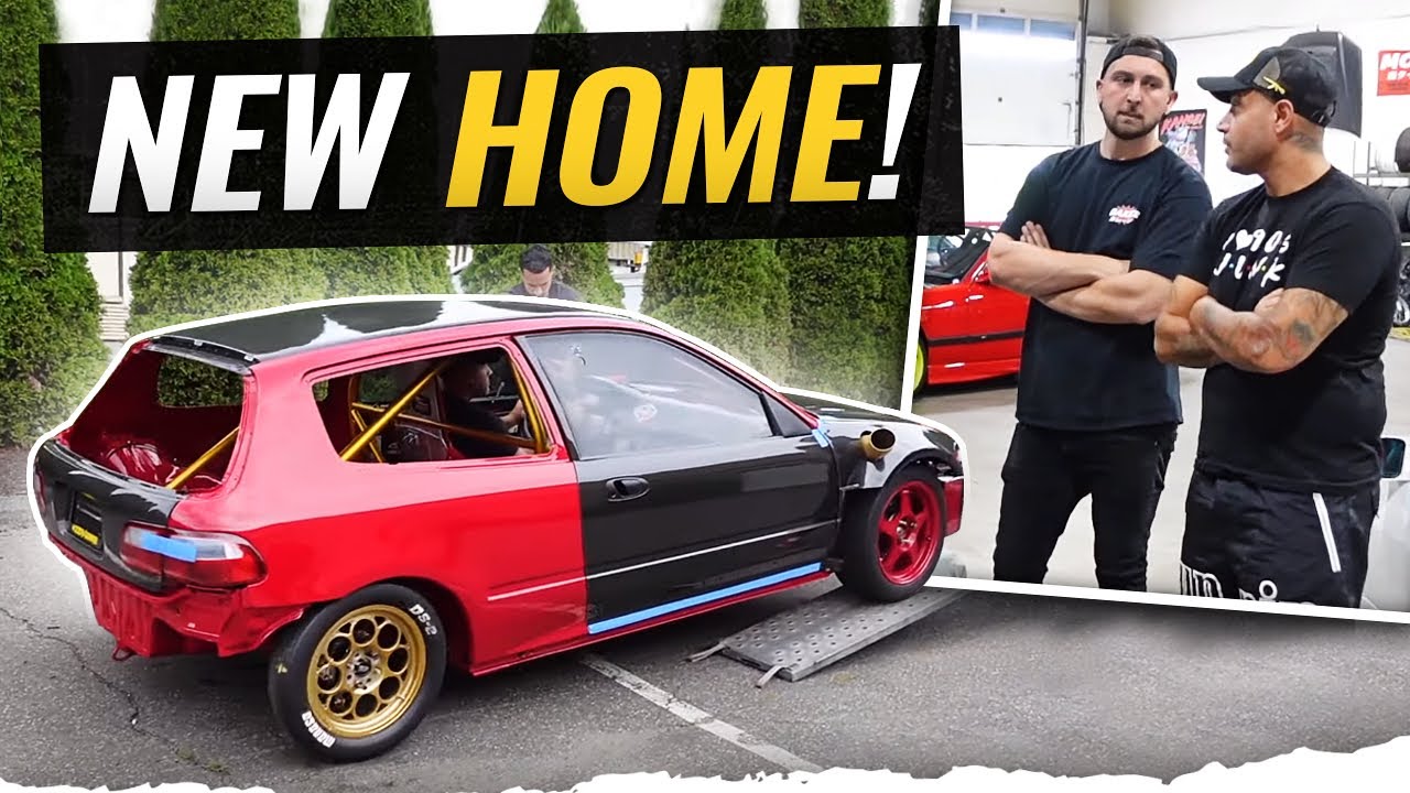 Dropping Off My Race Car To My Favorite YouTuber (JIMMY OAKES)