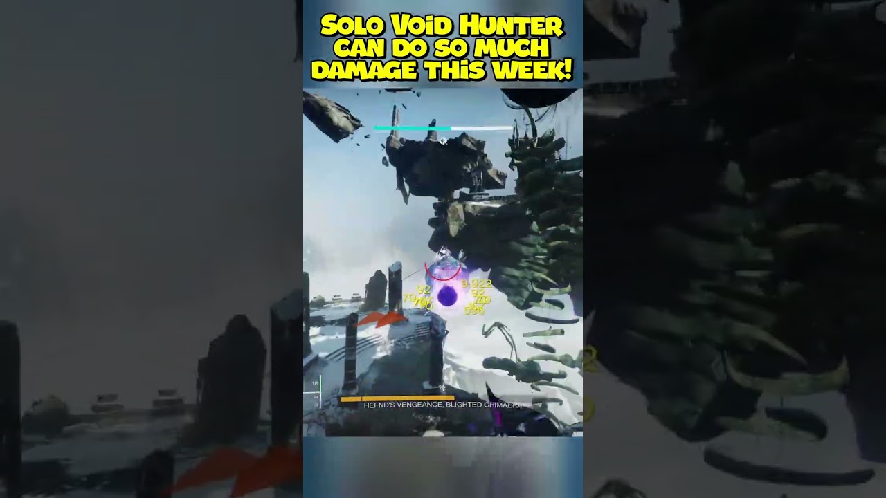 Void Hunter Can MELT Dungeon Bosses Solo | Destiny 2 #darkagehunt