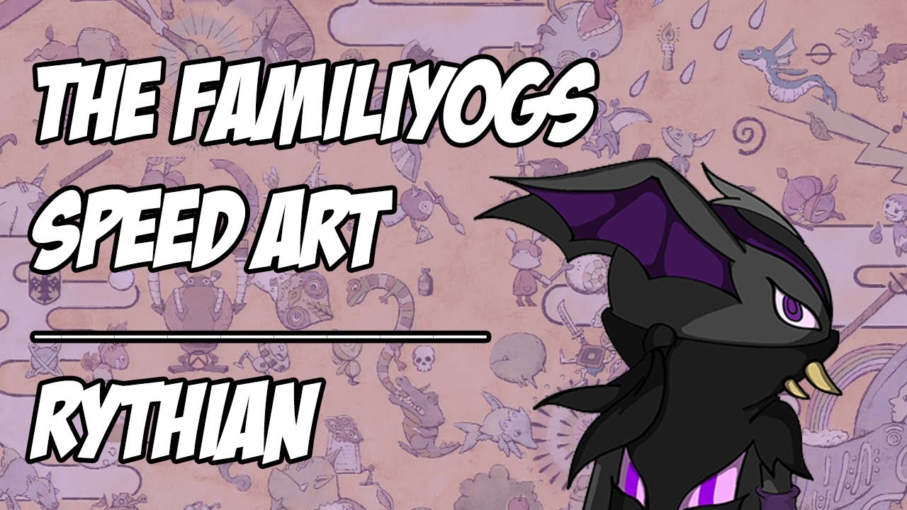 'The Familiyogs' Speed Art (Yogscast + Ni No Kuni) - Rythian