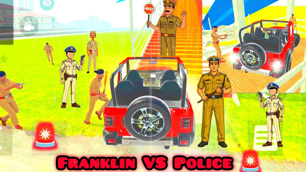 Franklin vs Police Epic Chase in GTA 5 | 5 Star Wanted Level Gameplay🚨😈GTA Gaming 🔥
