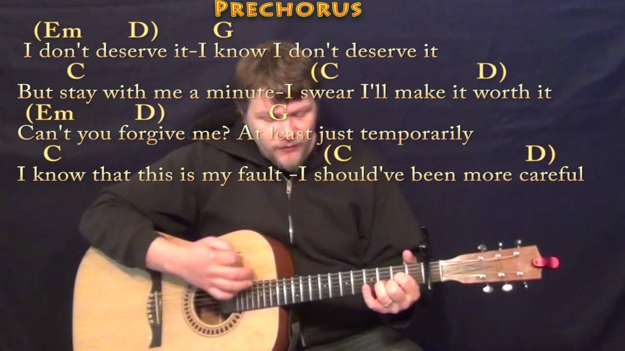 One Last Time (Ariana Grande) Strum Guitar Cover Lesson with Chords/Lyrics - Capo 1st