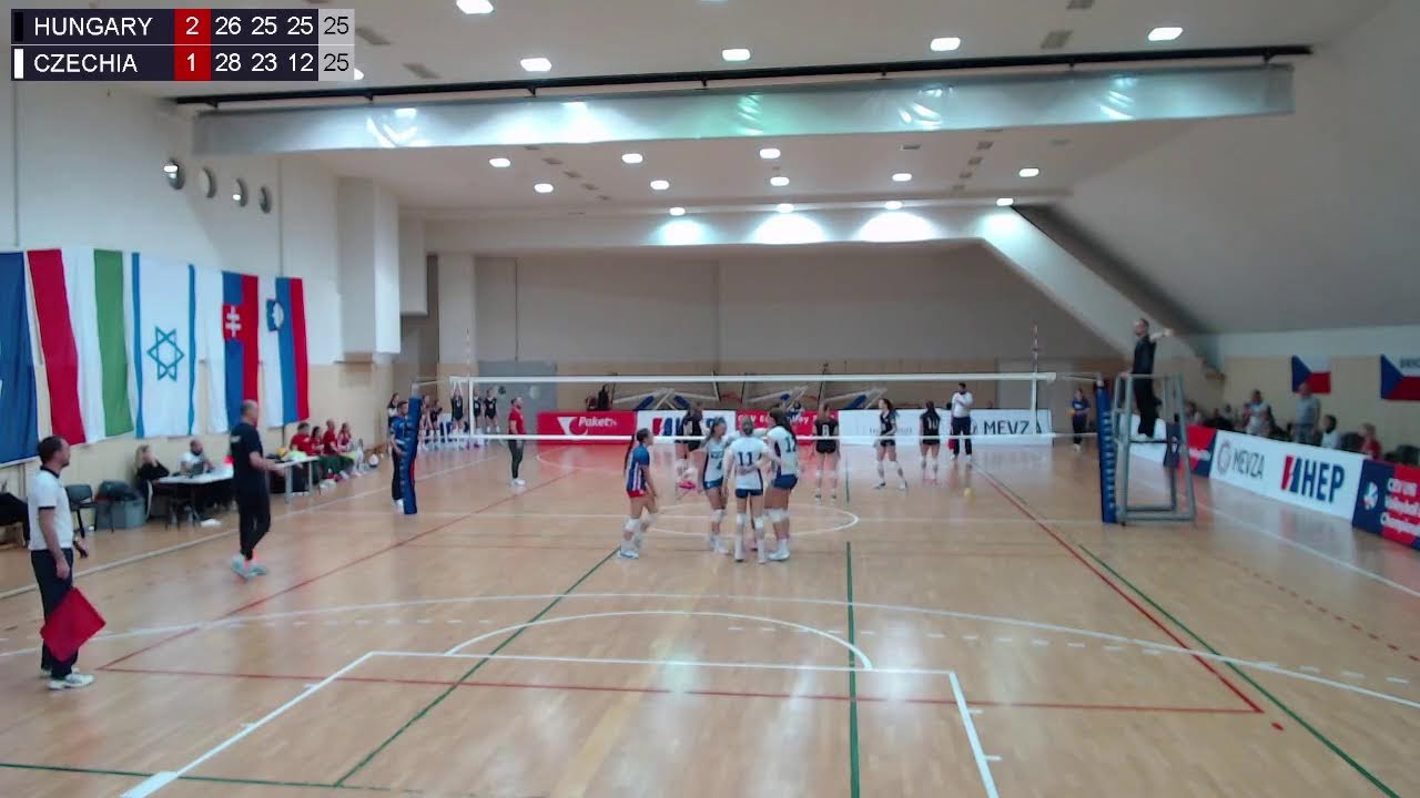10.1.2025. CEV ECQ U16 WOMEN 1st round, Semifinals, HUNGARY - CZECHIA