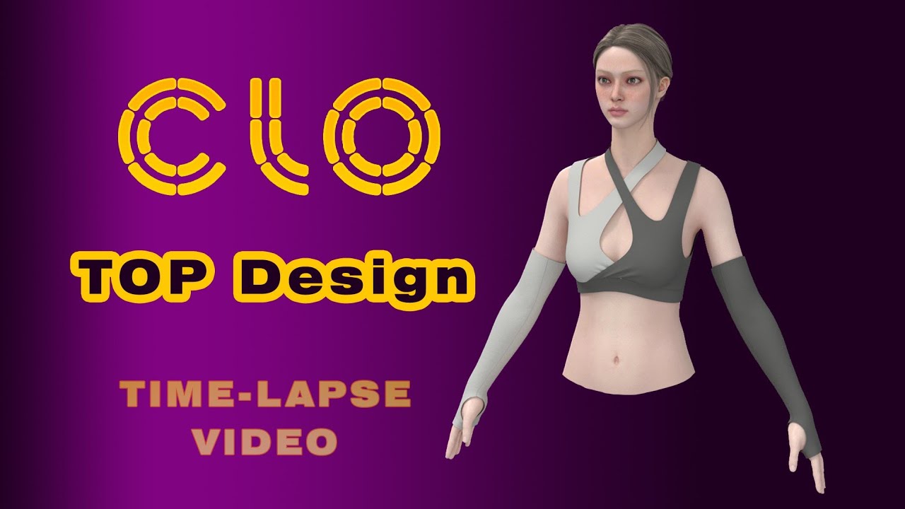 CLO3D For Beginners - Free Tutorial of Making an Attractive Top