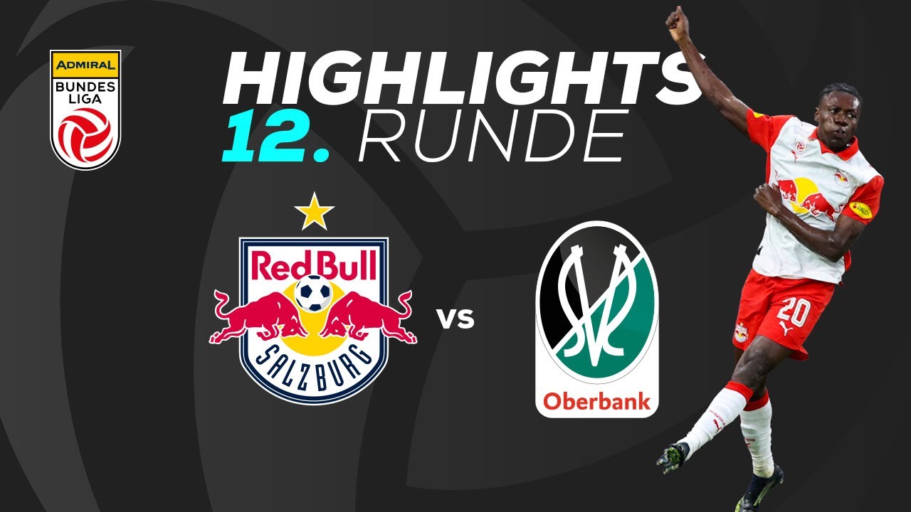 FC Red Bull Salzburg - SV Oberbank Ried 12. Runde ADMIRAL Bundesliga 2025/26