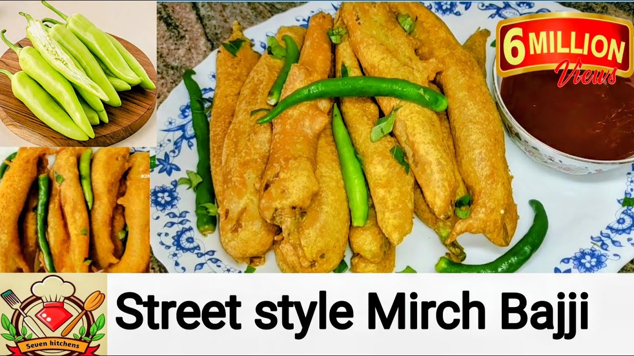 100% viral hone waali winter special street style mirch bajji/How To Make mirch bajji at Home 