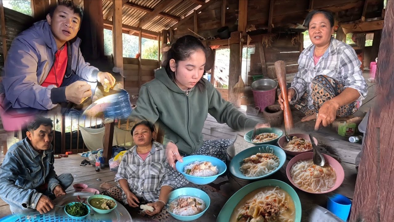 ນອນໄຮ່ກົ່ນມັນຕົ້ນ//นอนไร่ถอนมันสําปะหลัง