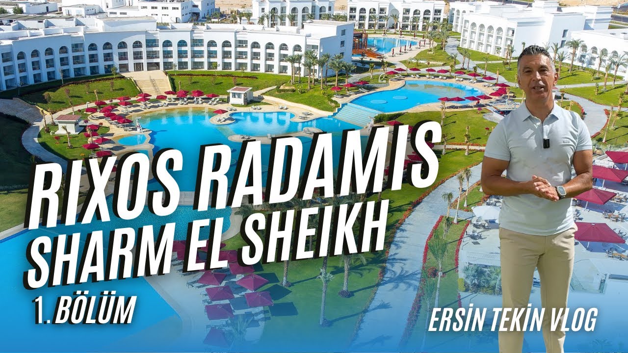 RIXOS RADAMIS Sharm El Sheikh 1. Bölüm VLOG. Kullanım blokları, havuzlar ve oda seçenekleri..